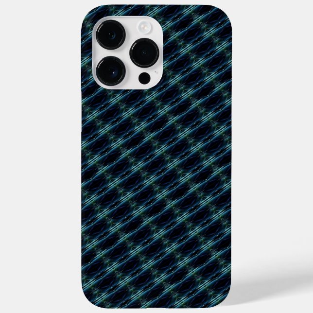 Blue Green Rainbow Stars Pattern Case-Mate iPhone Case (Back)