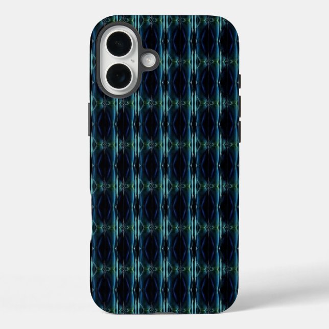 Blue Green Rainbow Stars Pattern Case-Mate iPhone Case (Back)