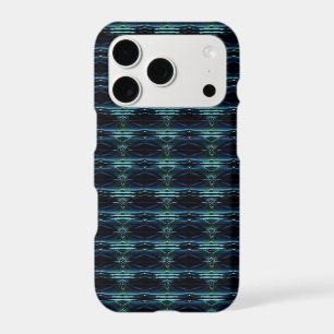 Blue Green Rainbow Stars Pattern iPhone 17 Pro Case