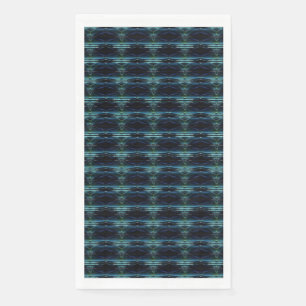 Blue Green Rainbow Stars Pattern Paper Guest Towels