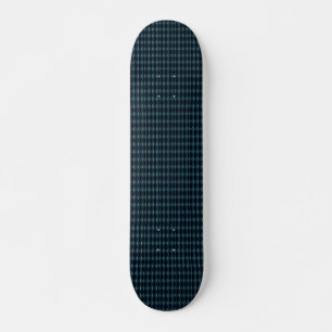 Blue Green Rainbow Stars Pattern Skateboard Deck