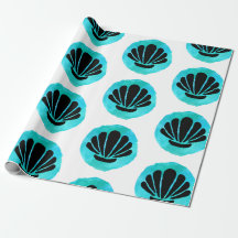 Blue Green Shell Pattern