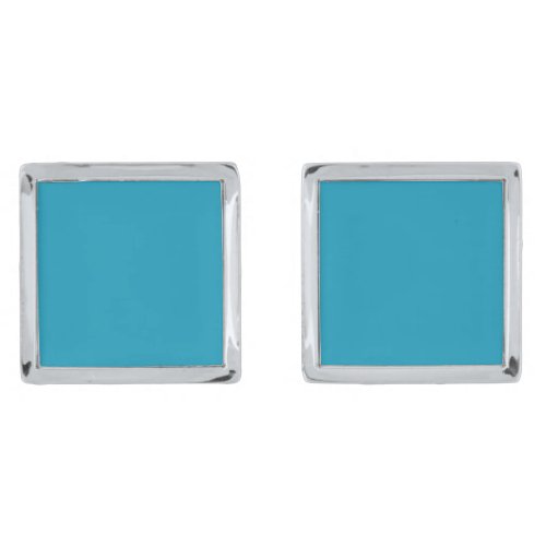 Blue_green solid color  cufflinks