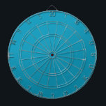 Blue-green (solid color)  dart board<br><div class="desc">Blue-green (solid color)</div>