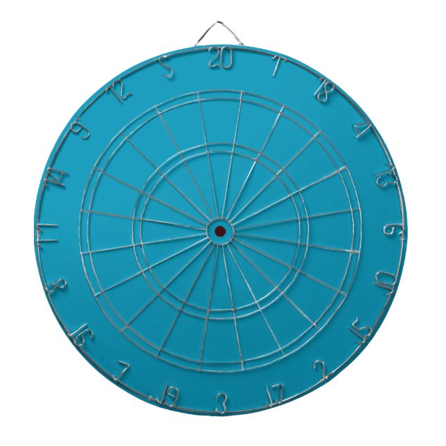 Blue-green (solid color)  dart board (Front)