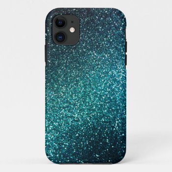 Blue/green Sparkle Glitter Iphone 5 Case by ConstanceJudes at Zazzle