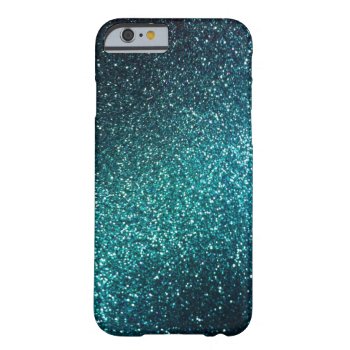 Blue/green Sparkle Glitter Iphone 6 Case by ConstanceJudes at Zazzle