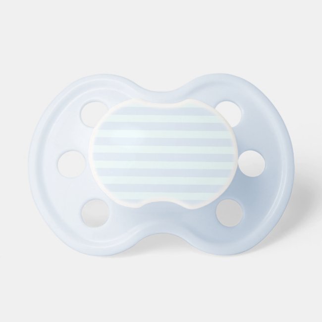 Blue & green stripes - Pacifier