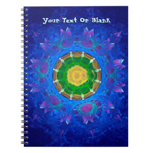 Blue_Green Tie Dye Notebook