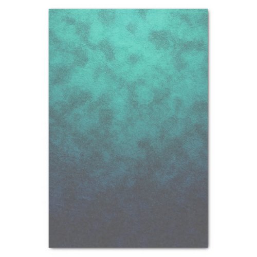 Blue Green Turquoise Under the Sea Water  Tissue Paper