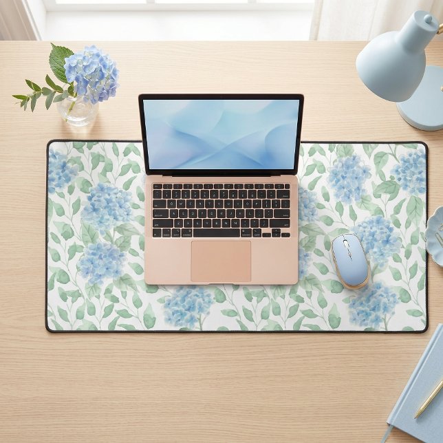 Blue Green Watercolor Wildflower Desk Mat (Blue Green Watercolor Wildflower Desk Mat)