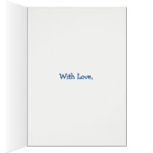 Blue, Green, White 80th Birthday for Mother (Inside (Right))