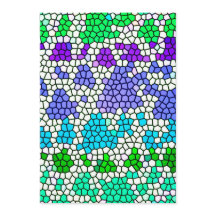 BLUE GREEN WHITE EARTH OCEAN MOSAIC DIGITAL BACKGR