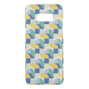 Blue Green Yellow Abstract Geometric Pattern Uncommon Samsung Galaxy S8+ Case