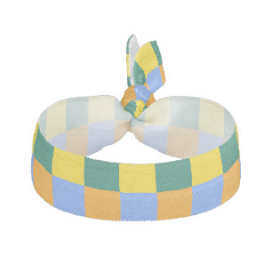 Blue Green Yellow Orange Elastic Hair Tie