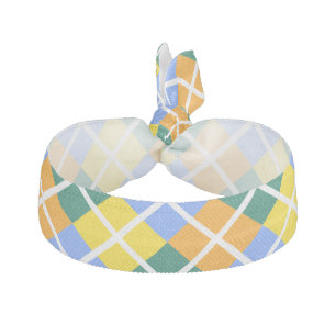 Blue Green Yellow Orange Elastic Hair Tie