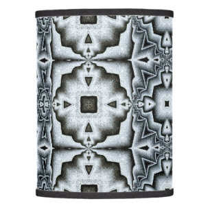 Blue-grey Abstract Lamp Shade