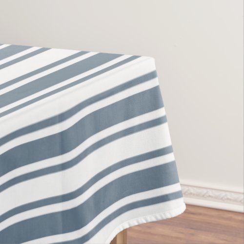 Blue_grey and white candy stripes tablecloth