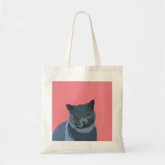 Blue Grey Cat Lover 