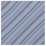 Blue-grey diagonal stripes fabric
