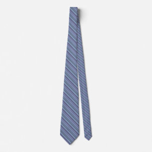 Blue-grey diagonal stripes tie