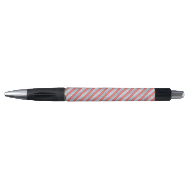 Blue-grey five stripe pattern with living coral pen (Front)