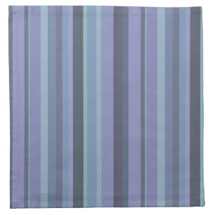 Blue-grey horizontal stripes napkin