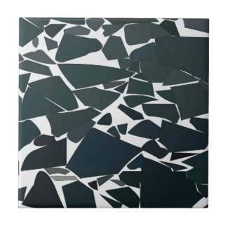 Blue Grey Modern Geometric Pattern