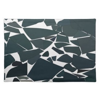 Blue Grey Modern Geometric Pattern