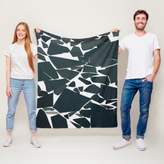 Blue Grey Modern Geometric Pattern