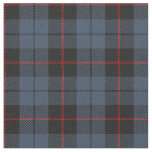 Blue/Grey plaid red/black stripe Fabric