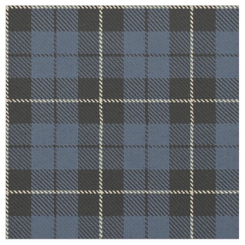 BlueGrey plaid whiteblack stripe Fabric