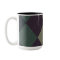 Blue, Grey, Purple Argyle Mug