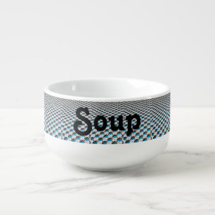 Blue Grey Soup Mug