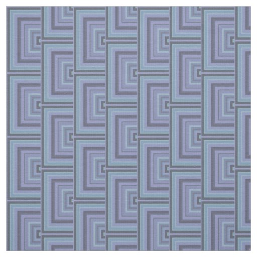 Blue-grey stripes square scales pattern fabric
