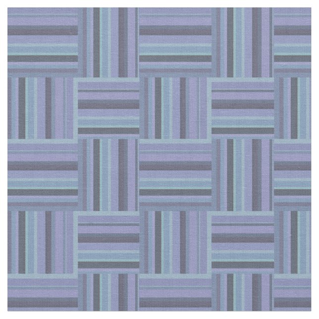 Blue-grey stripes weave pattern fabric (Close Up)