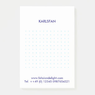 Blue grid notes