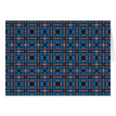 Blue grid pattern cards (Front Horizontal)