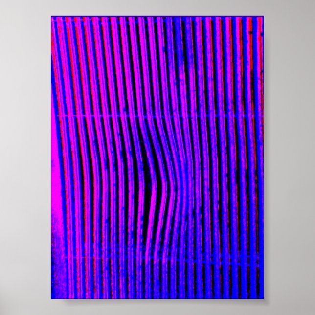 Blue Grin Poster (Front)