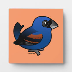 Blue Grosbeak Photo Plaque 5.25
