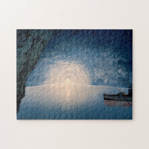 Blue Grotto Capri Island Italy Jigsaw Puzzle