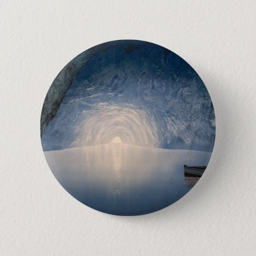 Blue Grotto Island of Capri Campania Italy Button