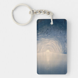 Blue Grotto, Island of Capri, Campania, Italy Keychain