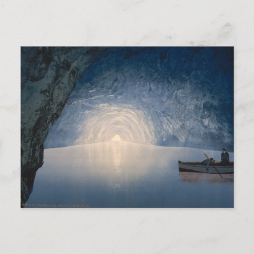 Blue Grotto Island of Capri Campania Italy Postcard