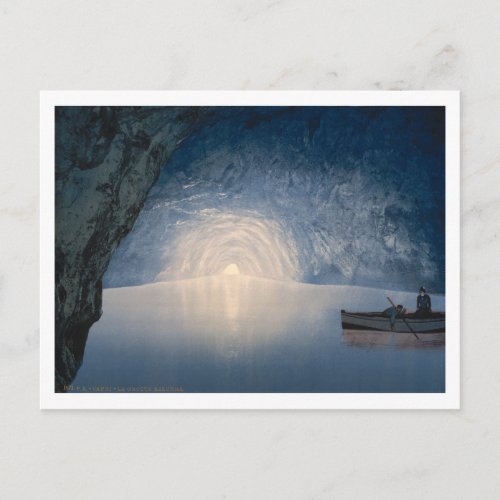 Blue Grotto Island of Capri Campania Italy Postcard