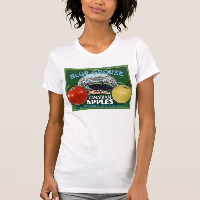 Blue Grouse Canadian Apples T-Shirt (Front)