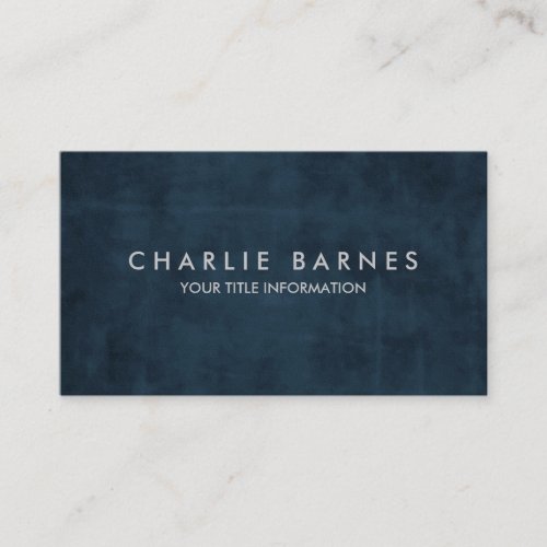 Blue Grunge Business Card
