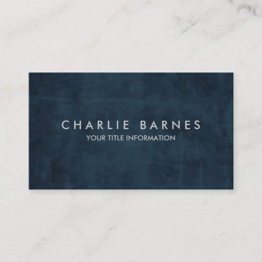 Customizable Blue Grunge Business Card