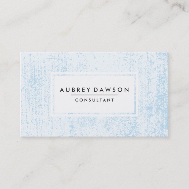 Blue Grunge Business Card (Front)