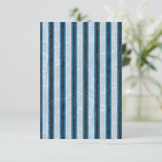 Blue Grunge Stripes (Standing Front)